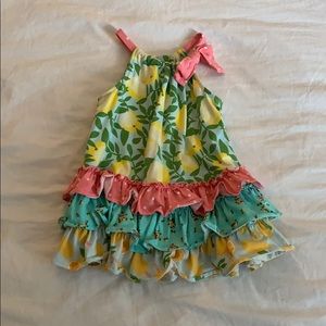 Matilda Jane Lemon Ruffle Dress
